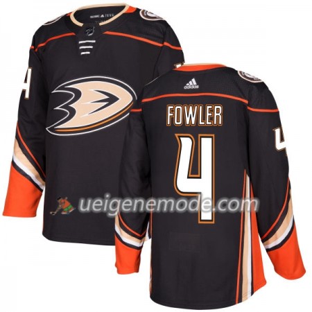 Herren Eishockey Anaheim Ducks Trikot Cam Fowler 4 Adidas 2017-2018 Schwarz Authentic